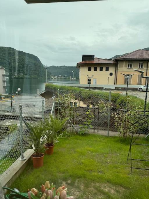 Neue Gartenwohnung Mit Sicht Auf Den Luganersee Ponte Tresa Εξωτερικό φωτογραφία