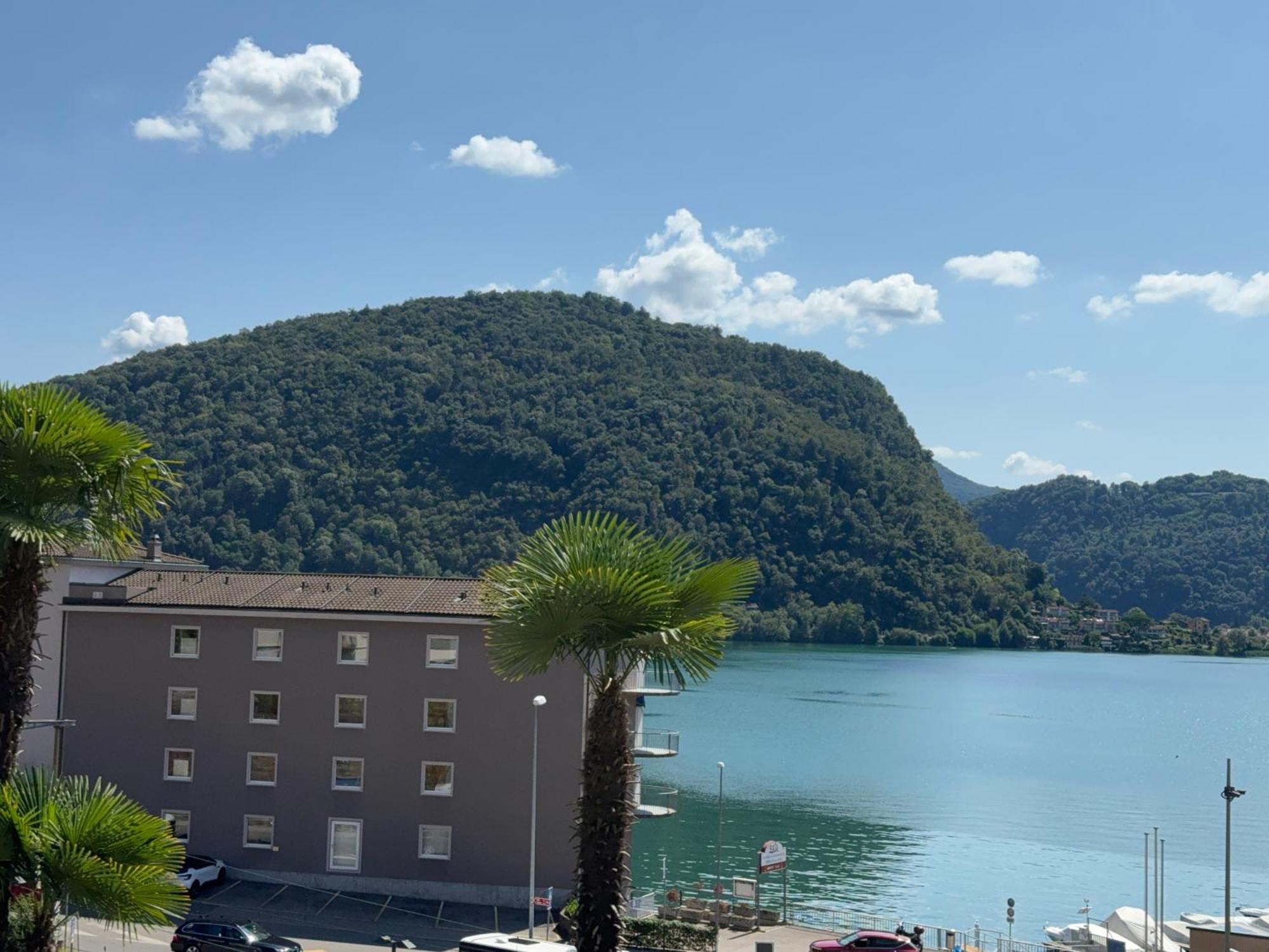 Neue Gartenwohnung Mit Sicht Auf Den Luganersee Ponte Tresa Εξωτερικό φωτογραφία
